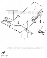 SEAT for Yamaha XT600KN 1992