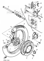 FRONT WHEEL for Yamaha XT600KN 1992