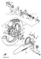 REAR WHEEL for Yamaha XT600KN 1992
