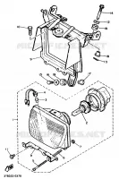 HEADLIGHT for Yamaha XT600KN 1992