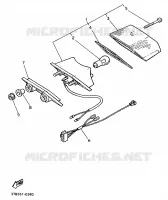TAIL LIGHT for Yamaha XT600KN 1992