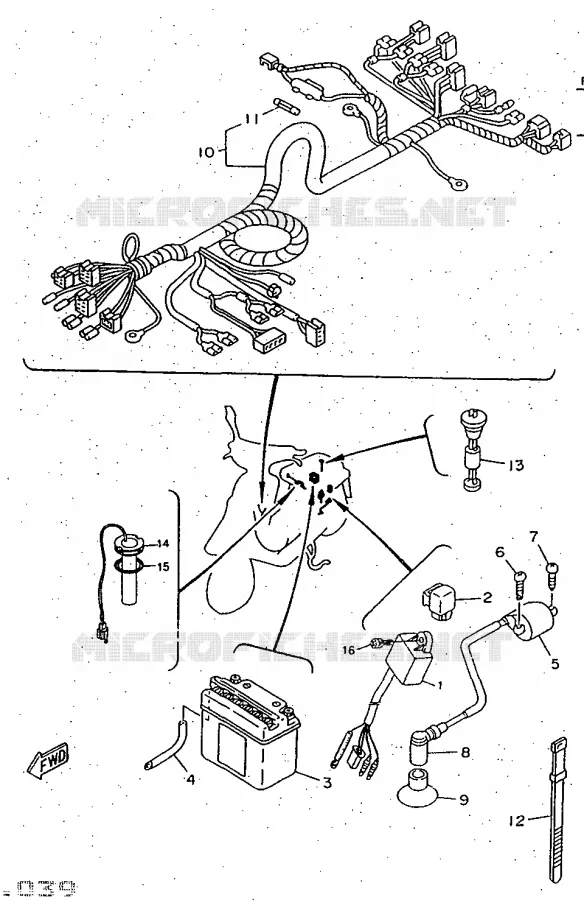 ELECTRICAL 2 Yamaha SCOOTER 50 1997 ROCKET  CW50RSP