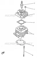 CYLINDER for Yamaha BOOSTER TRACK 1998