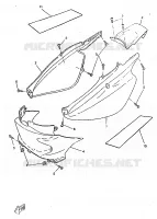 SIDE COVER for Yamaha BOOSTER TRACK 1998