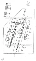 FRONT FORK for Yamaha BOOSTER TRACK 1998