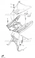 STAND / FOOTREST for Yamaha BOOSTER TRACK 1998