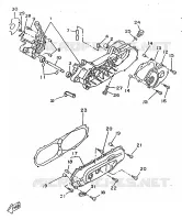 CRANKCASE for Yamaha BOOSTER TRACK 1998
