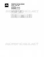 CATALOGUE for Yamaha XTZ750 1989
