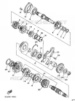 TRANSMISSION for Yamaha XTZ750 1989