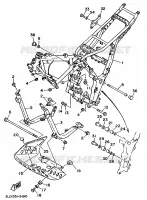 FRAME for Yamaha XTZ750 1989