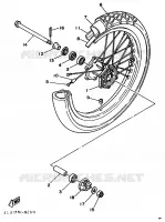 FENDER for Yamaha XTZ750 1989