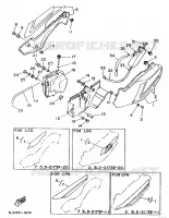 SIDE COVER for Yamaha XTZ750 1989