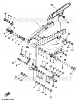 SWINGARM for Yamaha XTZ750 1989