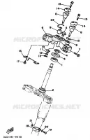 STEERING for Yamaha XTZ750 1989
