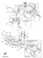 FUEL TANK for Yamaha XTZ750 1989