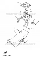 SEAT / CARRIER for Yamaha XTZ750 1989