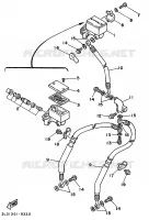 FRONT MASTER CYLINDER for Yamaha XTZ750 1989