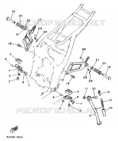 STAND / FOOTREST for Yamaha XTZ750 1989