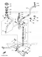 REAR BRAKE MASTER CYLINDER for Yamaha XTZ750 1989