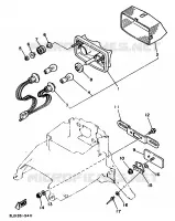 TAIL LIGHT for Yamaha XTZ750 1989