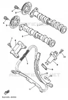 CAMSHAFT / TIMING CHAIN for Yamaha XTZ750 1990