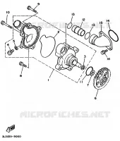 WATERPUMP for Yamaha XTZ750 1990