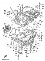 CRANKCASE for Yamaha XTZ750 1990