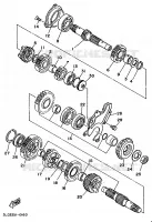 TRANSMISSION for Yamaha XTZ750 1990