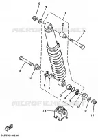 REAR SHOCK ABSORBER for Yamaha XTZ750 1990