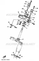 STEERING for Yamaha XTZ750 1990