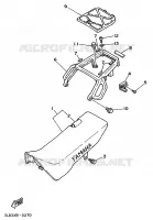 SEAT / CARRIER for Yamaha XTZ750 1990