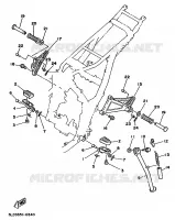 STAND / FOOTREST for Yamaha XTZ750 1990