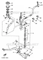 REAR BRAKE MASTER CYLINDER for Yamaha XTZ750 1990