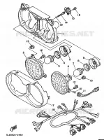 ALTERNATIVE HEADLIGHT for Yamaha XTZ750 1990