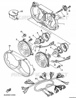 ALTERNATIVE METER / HEADLIGHT for Yamaha XTZ750 1990