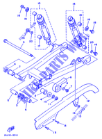 REAR SHOCK ABSORBER / SWINGARM for Yamaha XV125 1997