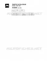 CATALOGUE for Yamaha XV250S 1997