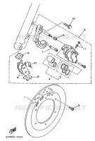 FRONT BRAKE CALIPER for Yamaha XV250S 1997