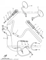 HANDLEBAR & CABLES for Yamaha XV250S 1997