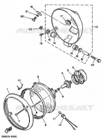 HEADLIGHT for Yamaha XV250S 1997
