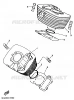 CYLINDER for Yamaha XV250S 1997