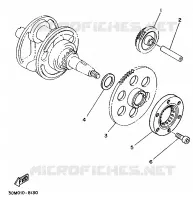 STARTER CLUTCH for Yamaha XV250S 1997
