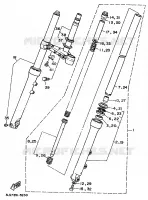 FRONT FORK for Yamaha XV250S 1997