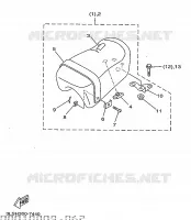 ALTERNATIVE SEAT for Yamaha XV250S 1997