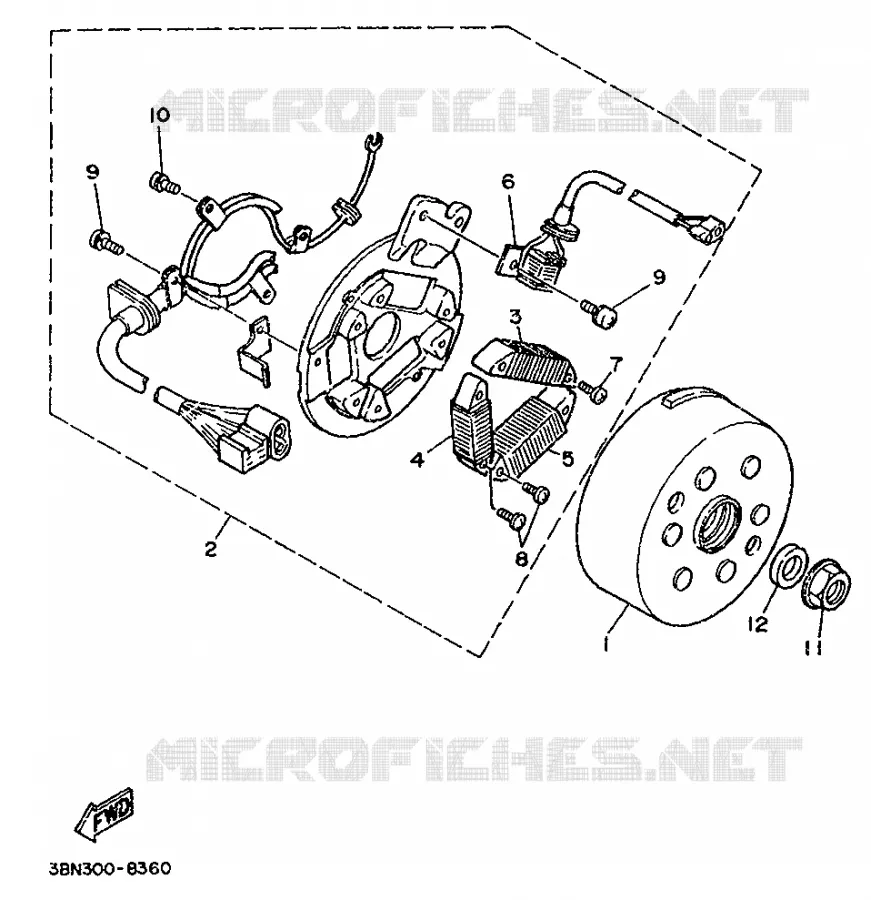 IGNITION Yamaha MOTO 125 1994 DTR  DT125R