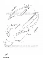 SIDE COVER for Yamaha YN50 2008