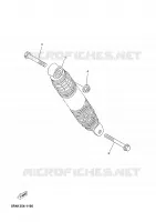 REAR SHOCK ABSORBER for Yamaha YN50 2008
