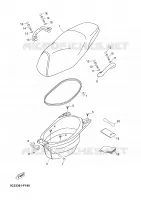 SEAT for Yamaha YN50 2008
