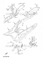 STAND / FOOTREST for Yamaha YN50 2008