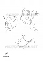 LEG SHIELD for Yamaha YN50 2008